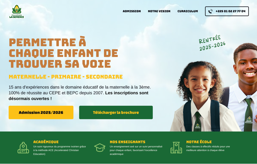 Ecole Chrétienne la Semence